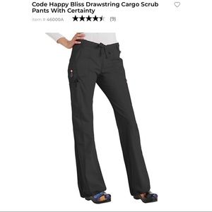 Two pairs of Code Happy antimicrobial scrub pants